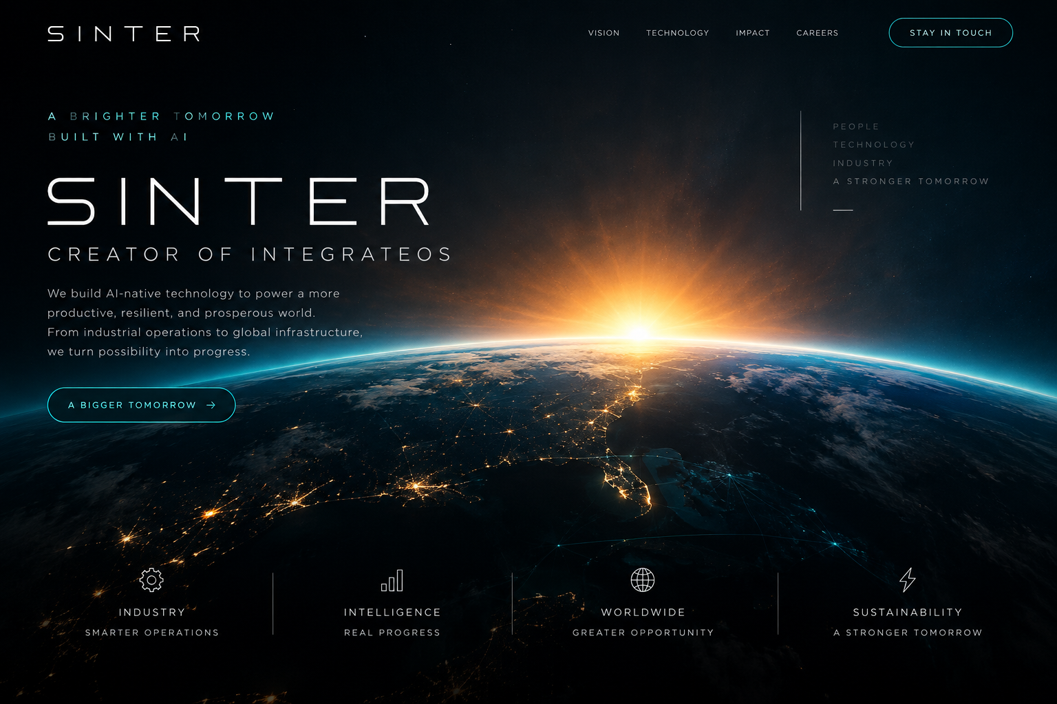 Sinter — Creator of IntegrateOS